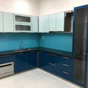 Tủ bếp cánh kính TBNB014