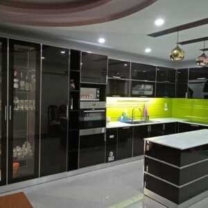 Tủ bếp cánh kính TBNB016