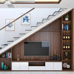 Mẫu tủ cầu thang CTNB022