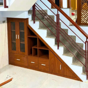Mẫu tủ cầu thang CTNB027