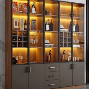 Mẫu tủ rượu đẹp TRNB001