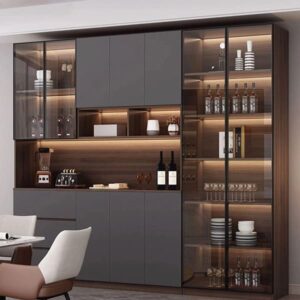 Mẫu tủ rượu đẹp TRNB015