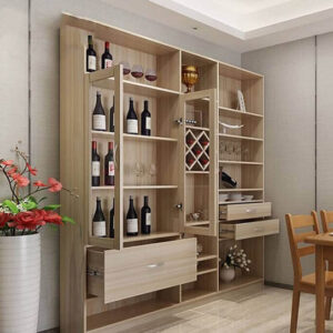 Mẫu tủ rượu đẹp TRNB002