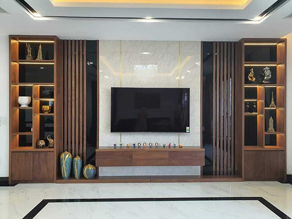 Ốp Trang Trí Phòng Khách Tại Ninh Bình