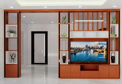 Mẫu Tủ Vách Ngăn Phòng Khách Đẹp