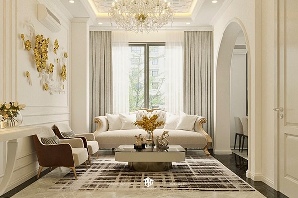 Phòng Khách Tân Cổ Điển Đẹp