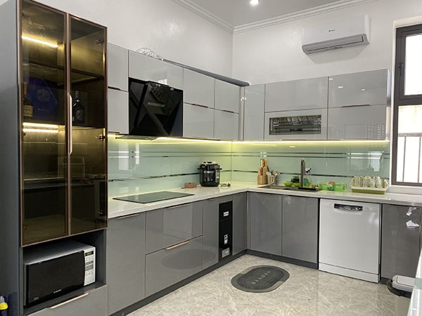 Tủ Bếp Inox, Nhôm Cánh Kính Giá Xưởng Tại Ninh Bình