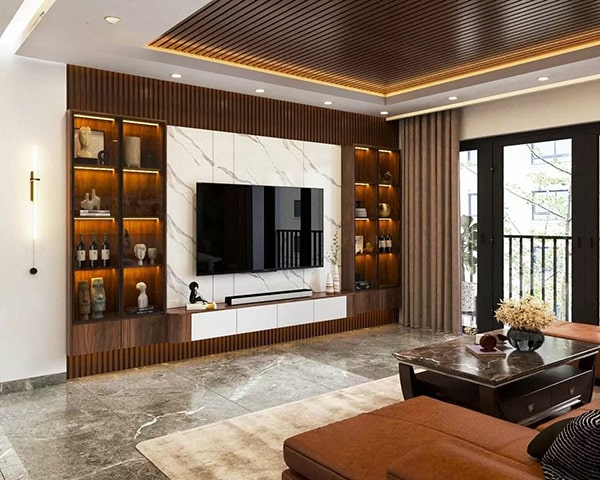 Khám Phá Các Mẫu Kệ Gỗ Phòng Khách Đẹp Hiện Đại