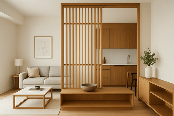 Báo Giá Vách Ngăn Gỗ Phòng Khách Và Bếp Mới Nhất
